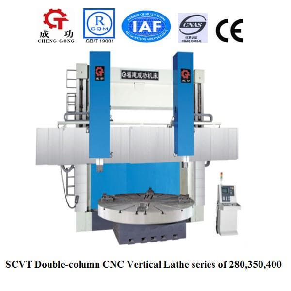 SCVT280H-W Double column cnc vertical lathe
